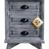 San Miguel Charcoal Grey Nightstand