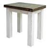 Weathered White Rectangular End Table 