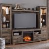 Trinell-Stand with Fireplace