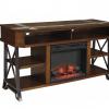 Vinasville LG TV Stand with Fireplace