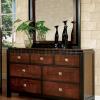 Patra - Walnut Dresser/Mirror