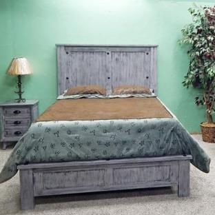 San Miguel Charcoal Grey Queen Bed