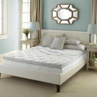 Layers of Comfort foam, Gel foam, and springs come together to provide a restful night's sleep
