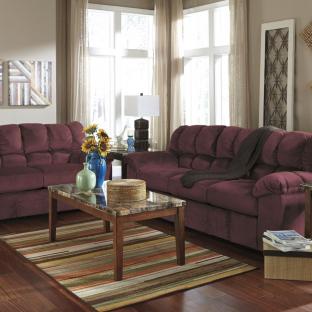 Julson Burgandy Sofa