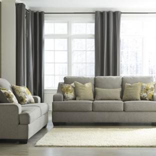 Mandee - Pewter Sofa/Love Set