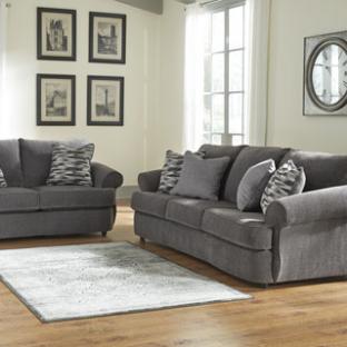 Allouette - Ash Sofa/Love Set