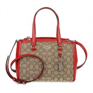 Coach Signature Jacquard Stanton 26 Carryall Bag