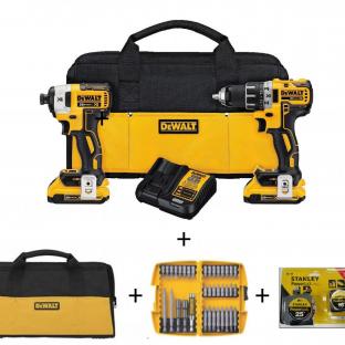 Dewalt Drill, & Tool Set Bundle