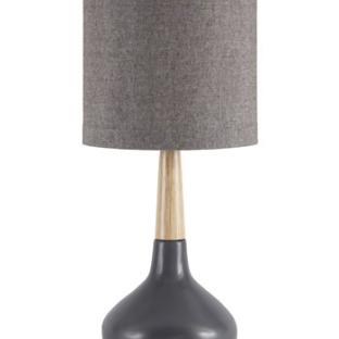 Stacia - Gray Ceramic Lamp