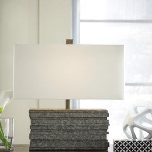 Jamaal - Gray Poly Lamp