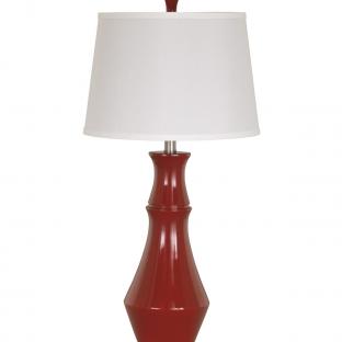 Sirilla Red Poly Table Lamp