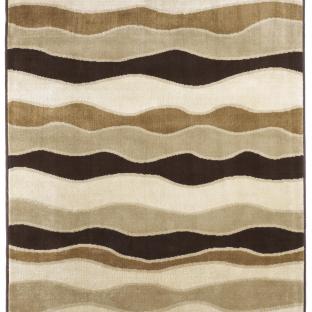 Frequency - Multi Toffee Contemporary Rug 