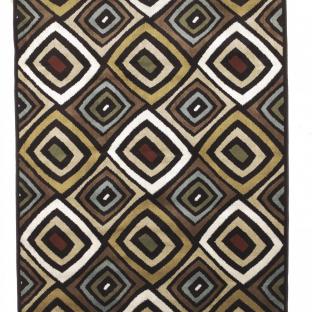 Rhombus - Geometric Cubism Rug